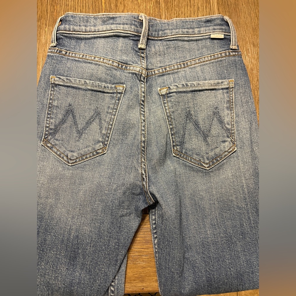 MOTHER Blue Ankle & Cropped Jeans